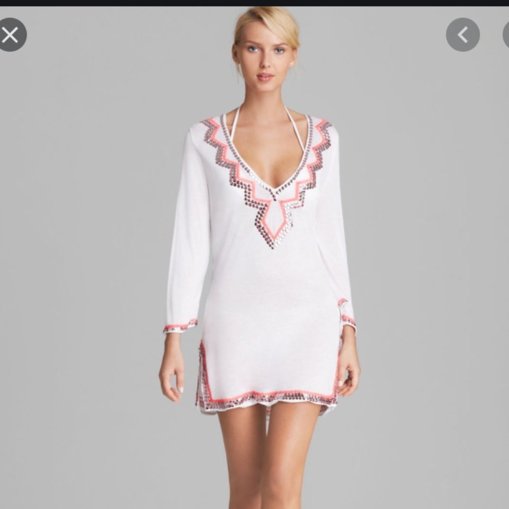 NWT! Milly Cabana Mirrored Swim Coverup